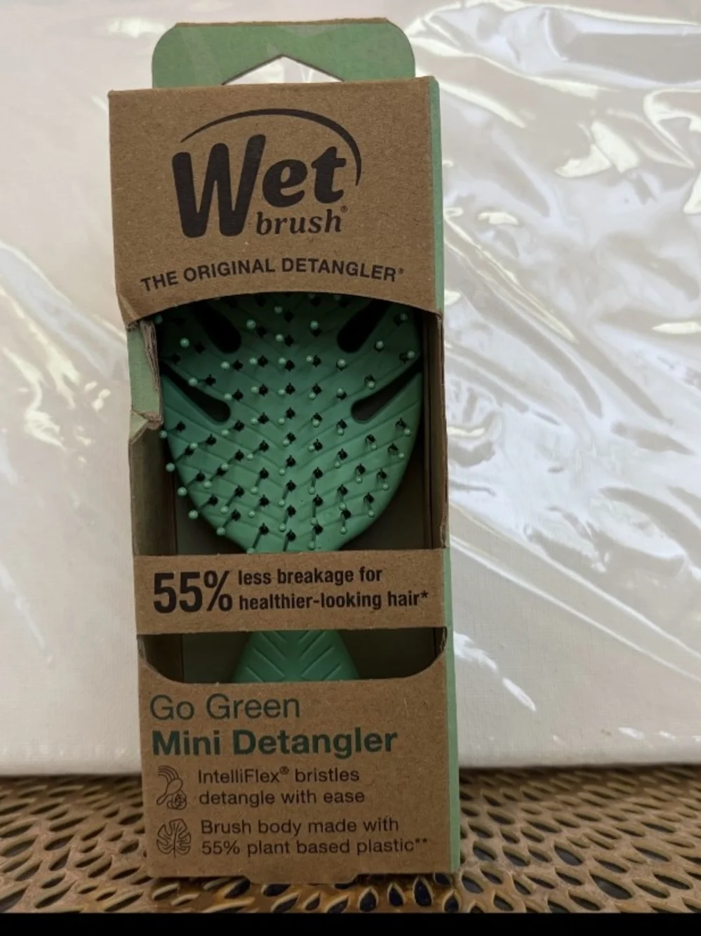 Go Green Mini Detangler - Green